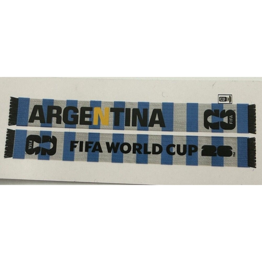 Argentina FIFA World Cup 2026  Scarf Double Sided Officially Licensed
